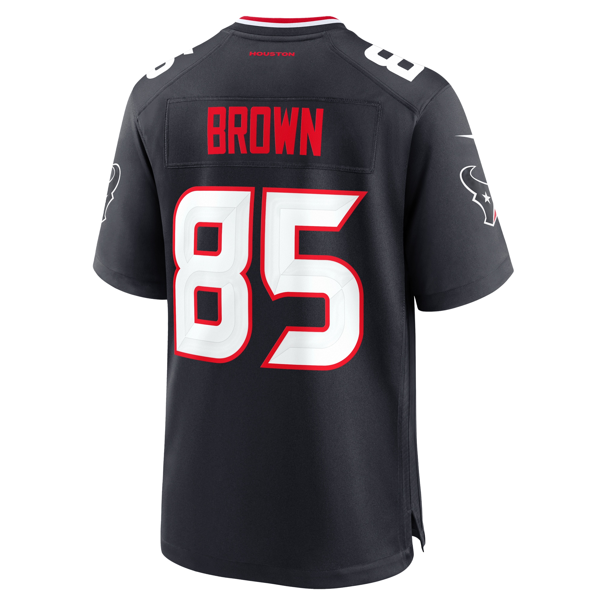 Men's Houston Texans Noah Brown Navy Team Game Jersey