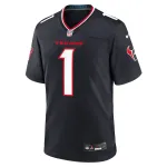 Men's Houston Texans Stefon Diggs Navy Game Jersey