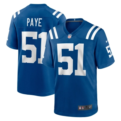 Men's Indianapolis Colts Royal Game Jersey 01