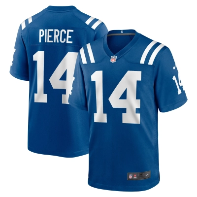 Men's Indianapolis Colts Alec Pierce Royal Player Game Jersey 01