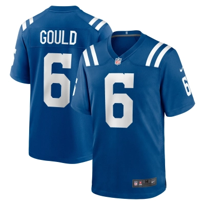 Men's Indianapolis Colts Anthony Gould Royal Game Jersey 01