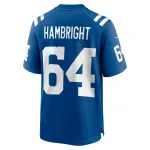 Men's Indianapolis Colts Arlington Hambright Royal Game Player Jersey