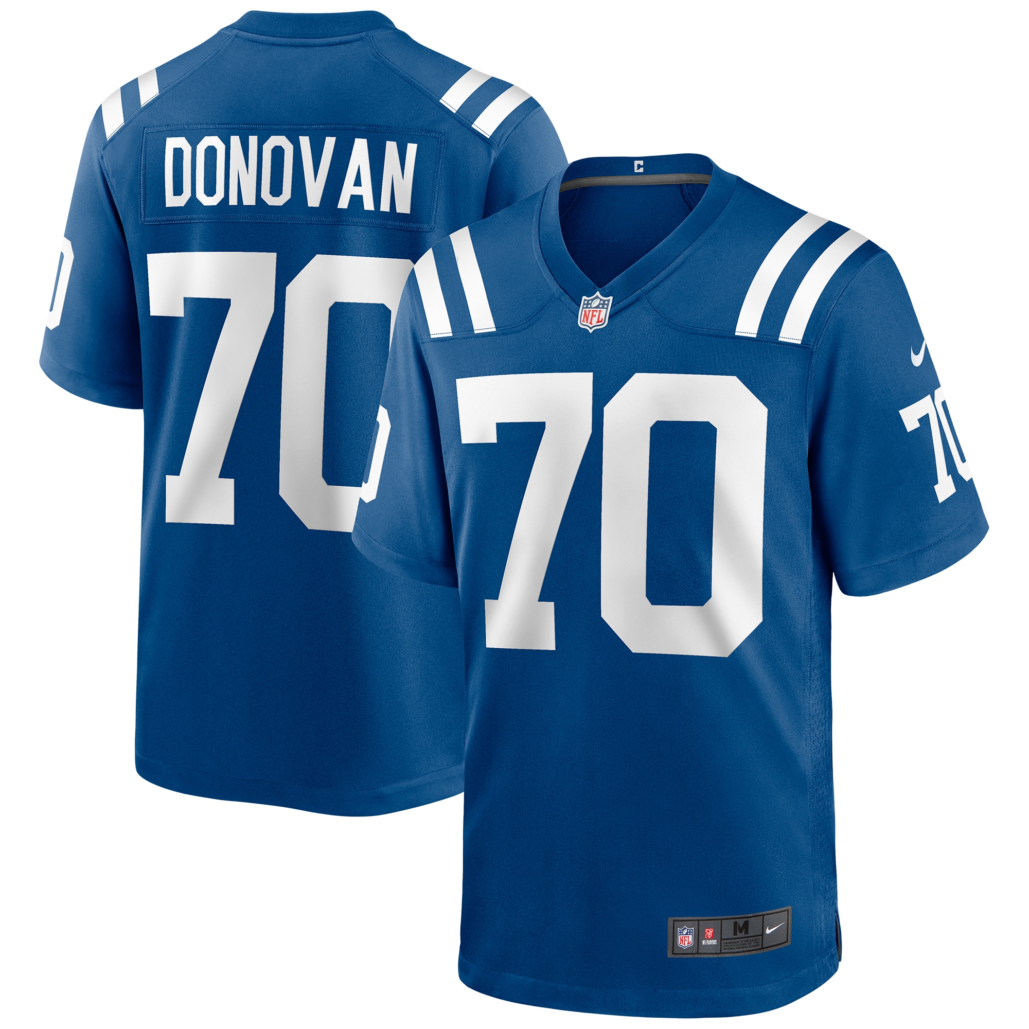 Men's Indianapolis Colts Art Donovan Royal Game Retired Player Jersey