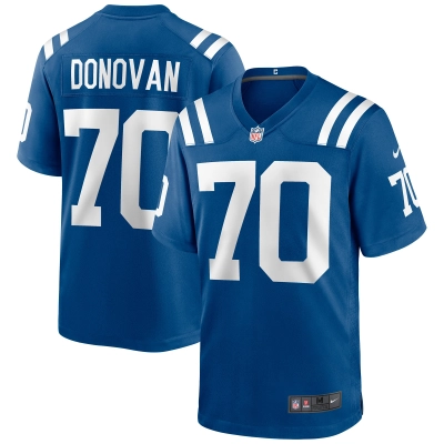 Men's Indianapolis Colts Art Donovan Royal Game Retired Player Jersey 01
