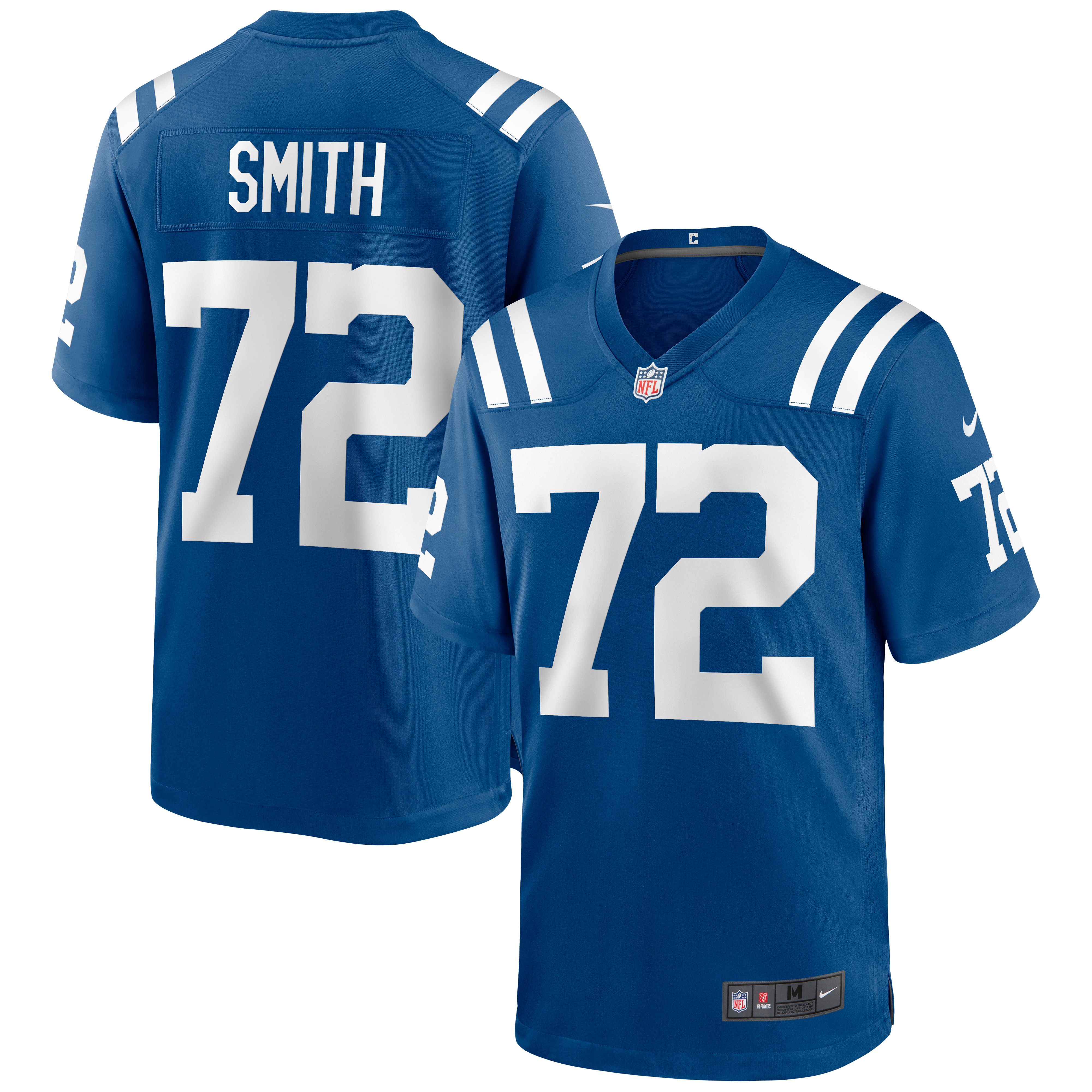 Men's Indianapolis Colts Braden Smith Royal Game Jersey