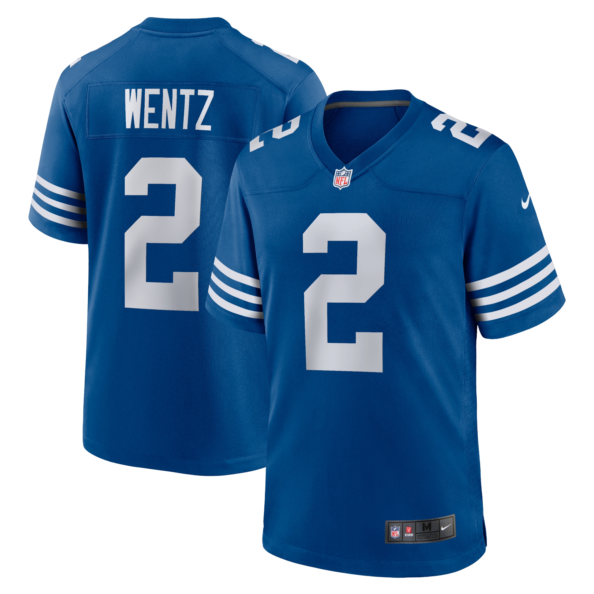 Men's Indianapolis Colts Carson Wentz Royal Alternate Game Jersey