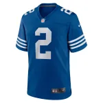 Men's Indianapolis Colts Carson Wentz Royal Alternate Game Jersey