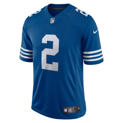 Men's Indianapolis Colts Carson Wentz Royal Alternate Vapor Limited Jersey 02