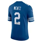 Men's Indianapolis Colts Carson Wentz Royal Alternate Vapor Limited Jersey