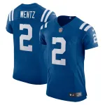 Men's Indianapolis Colts Carson Wentz Royal Vapor Elite Player Jersey