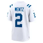 Men's Indianapolis Colts Carson Wentz White Game Jersey