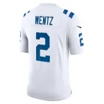Men's Indianapolis Colts Carson Wentz White Vapor Limited Jersey