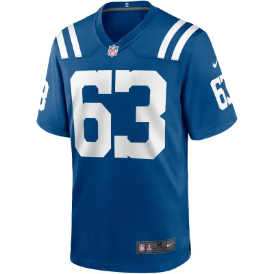 Men's Indianapolis Colts Danny Pinter Royal Game Jersey 02