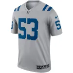 Men's Indianapolis Colts Darius Leonard Gray Inverted Legend Jersey