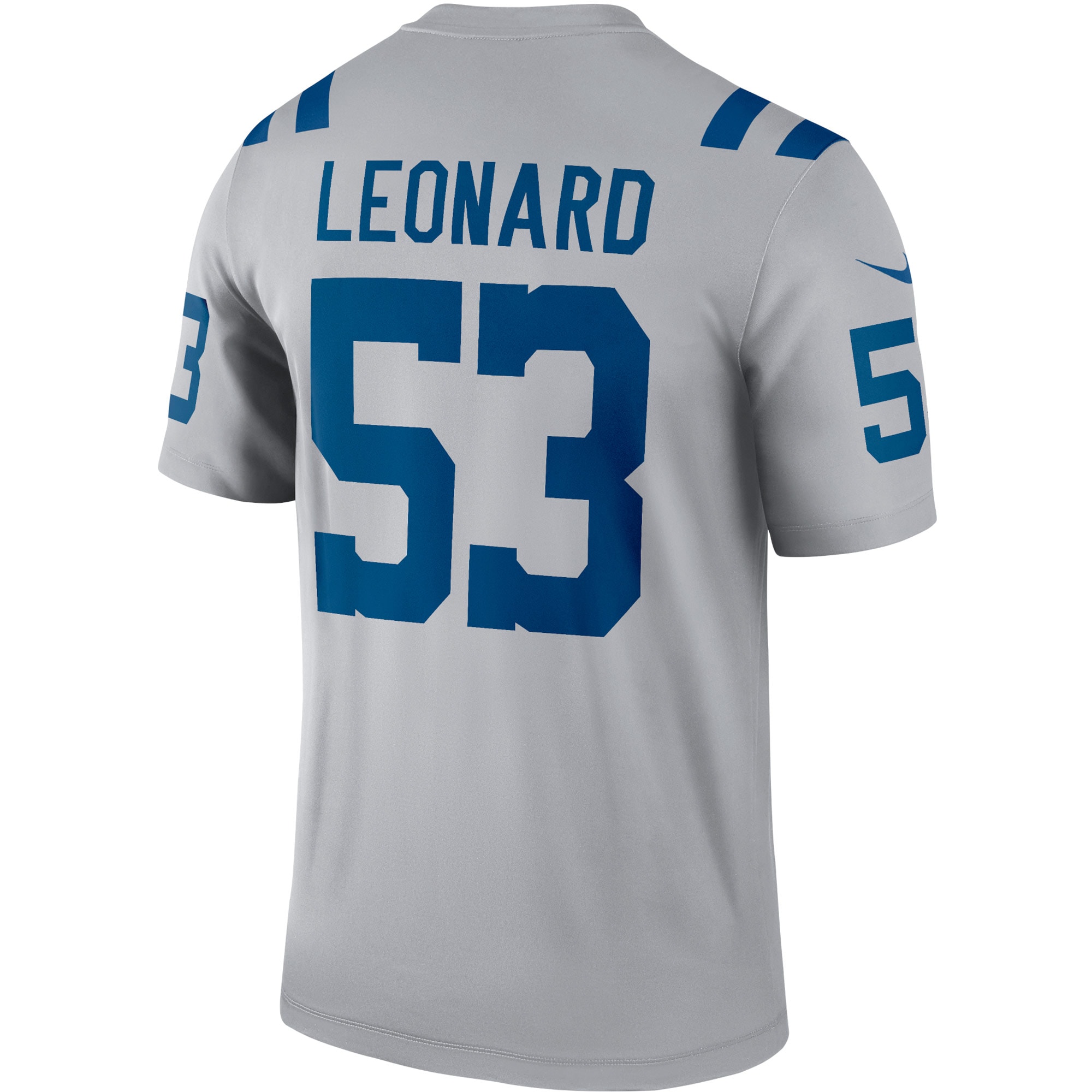 Men's Indianapolis Colts Darius Leonard Gray Inverted Legend Jersey