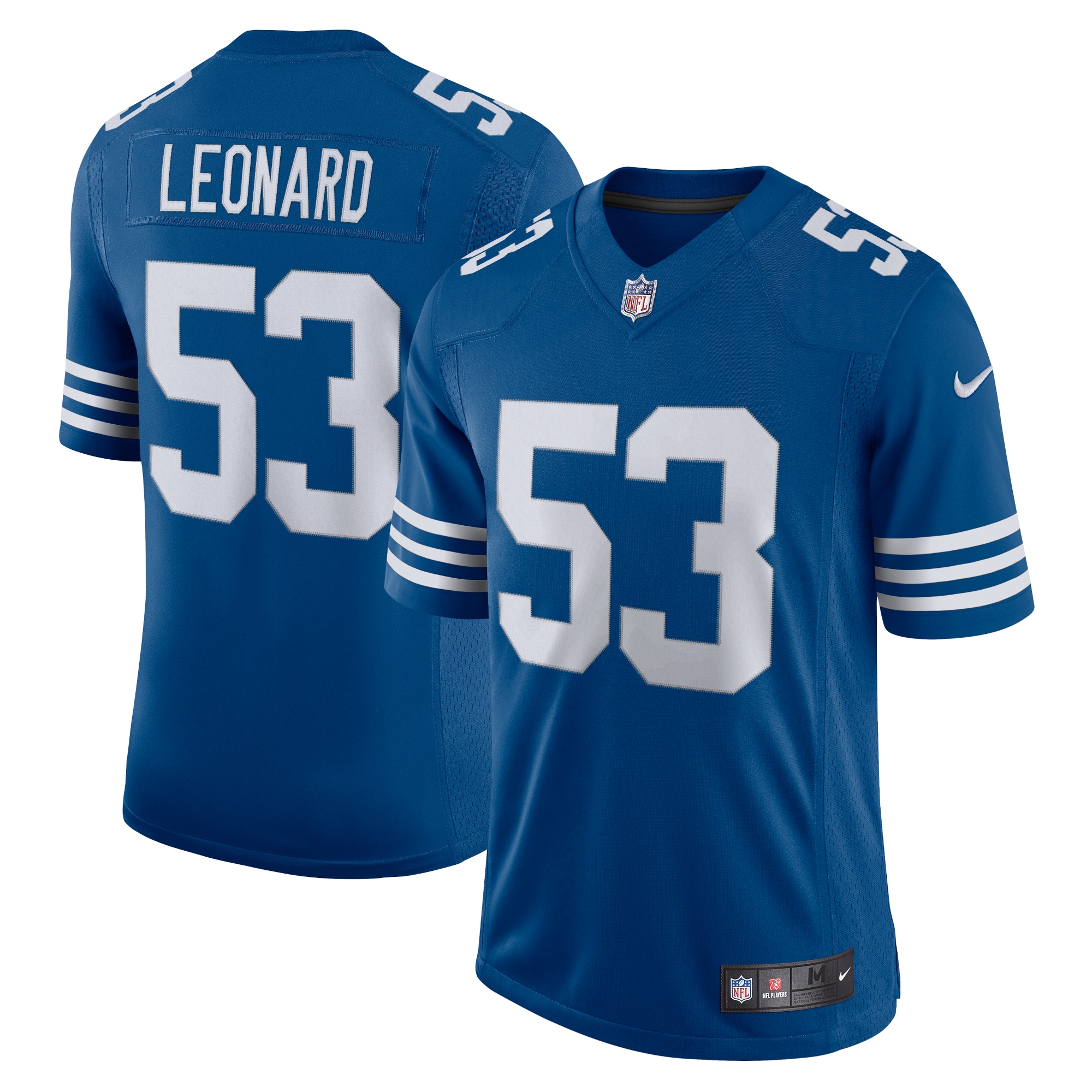 Men's Indianapolis Colts Darius Leonard Royal Alternate Vapor Limited Jersey