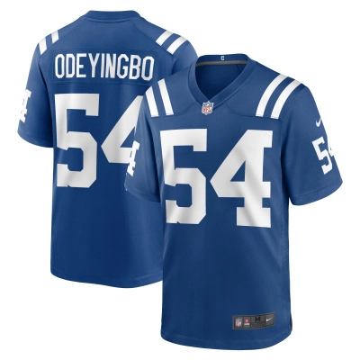 Men's Indianapolis Colts Dayo Odeyingbo Royal Game Jersey 01