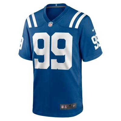 Men's Indianapolis Colts DeForest Buckner Royal Game Jersey 02