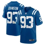 Men's Indianapolis Colts Eric Johnson Royal Player Game Jersey