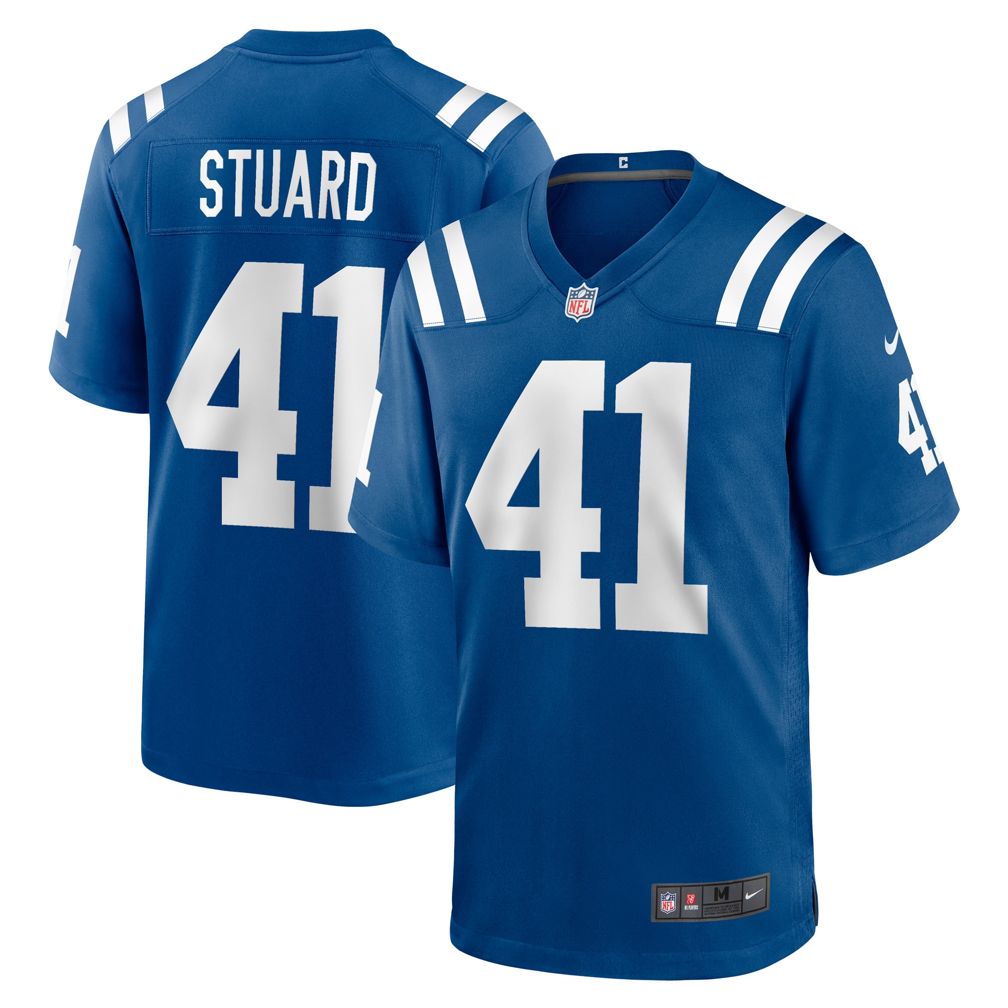 Men's Indianapolis Colts Grant Stuard Royal Game Player Jersey