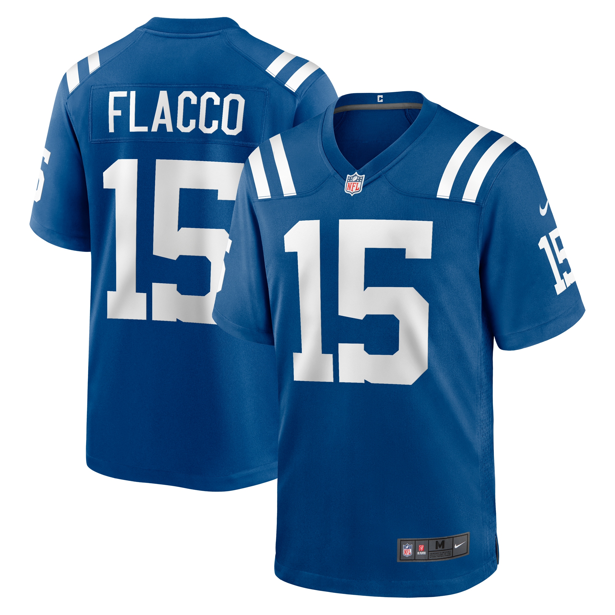 Men's Indianapolis Colts Joe Flacco Royal Game Jersey
