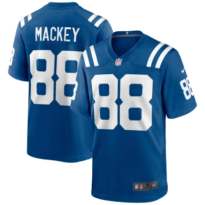 Men's Indianapolis Colts John Mackey Royal Game Retired Player Jersey 01