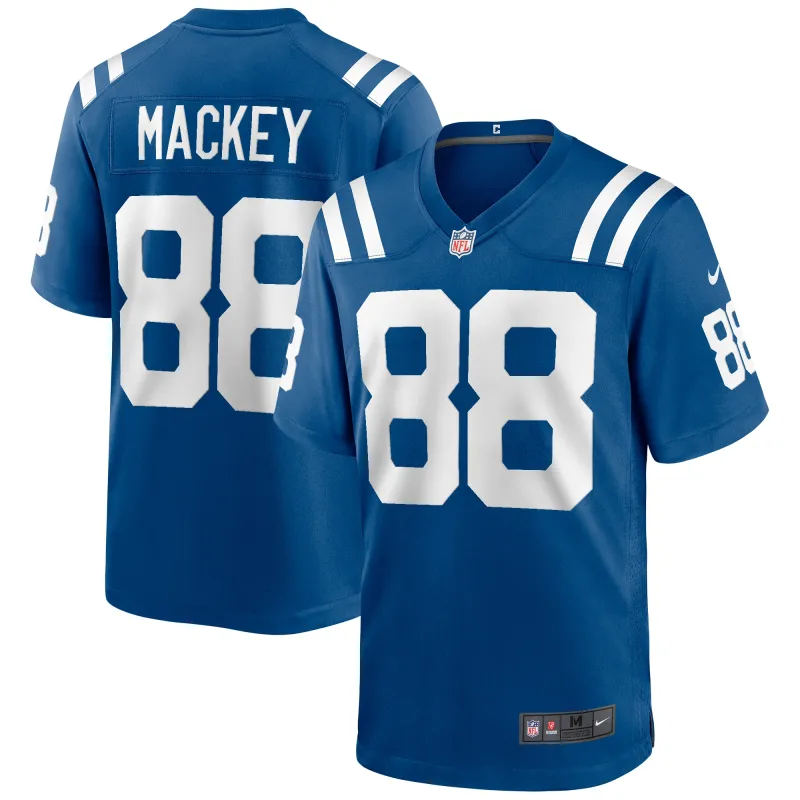 Men's Indianapolis Colts John Mackey Royal Game Retired Player Jersey