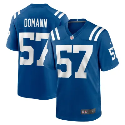 Men's Indianapolis Colts JoJo Domann Royal Game Player Jersey 01