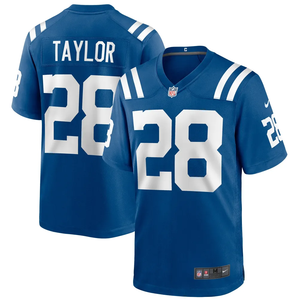 Men's Indianapolis Colts Jonathan Taylor Royal Game Jersey