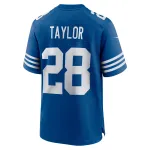 Men's Indianapolis Colts Jonathan Taylor Royal Game Player Jersey