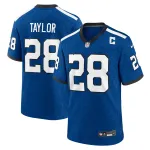 Men's Indianapolis Colts Jonathan Taylor Royal Indiana Nights Alternate Game Jersey