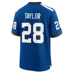 Men's Indianapolis Colts Jonathan Taylor Royal Indiana Nights Alternate Game Jersey