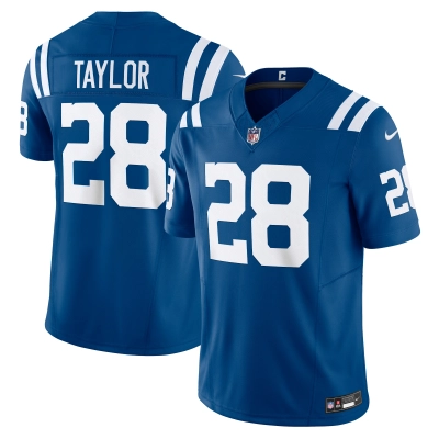 Men's Indianapolis Colts Jonathan Taylor Royal Vapor F.U.S.E. Limited Jersey 01