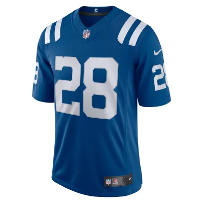 Men's Indianapolis Colts Jonathan Taylor Royal Vapor Limited Jersey 02