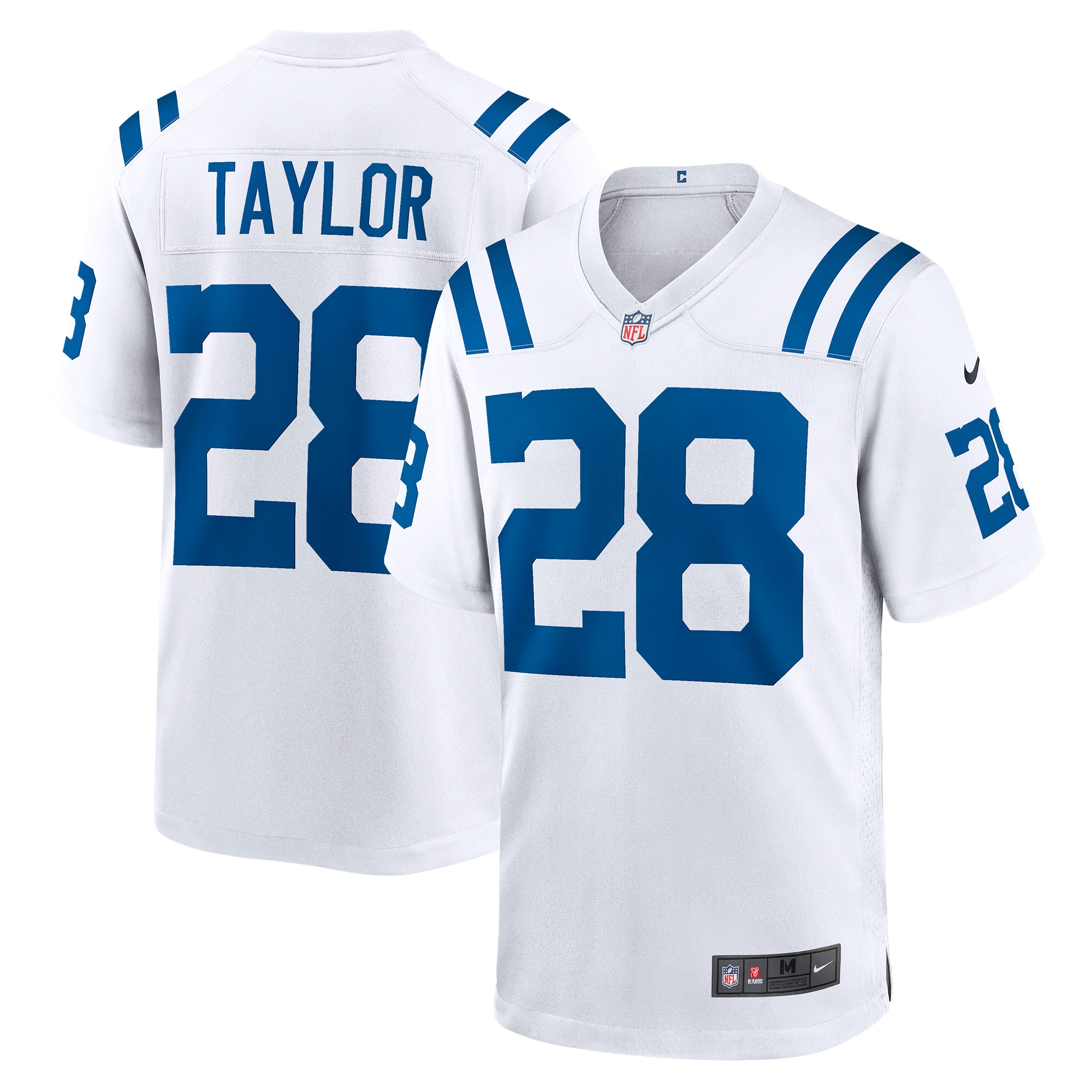 Men's Indianapolis Colts Jonathan Taylor White Player Game Jersey
