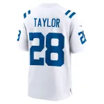 Men's Indianapolis Colts Jonathan Taylor White Player Game Jersey
