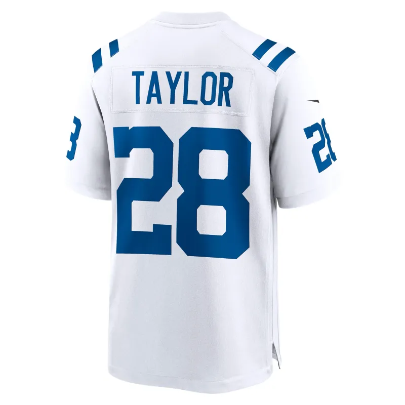 Men's Indianapolis Colts Jonathan Taylor White Player Game Jersey