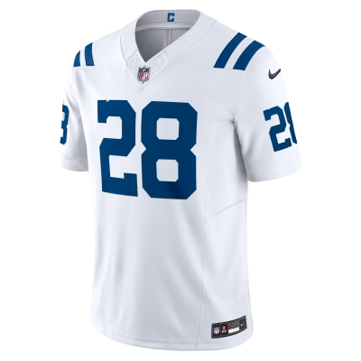 Men's Indianapolis Colts Jonathan Taylor White Vapor F.U.S.E. Limited Jersey 02
