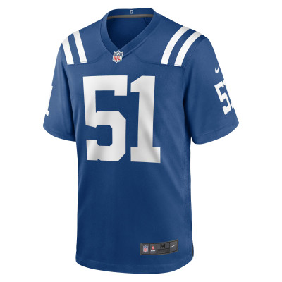 Men's Indianapolis Colts Kwity Paye Royal Game Jersey 02