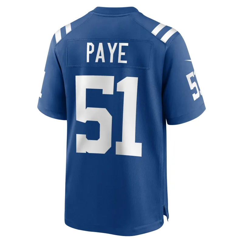 Men's Indianapolis Colts Kwity Paye Royal Game Jersey