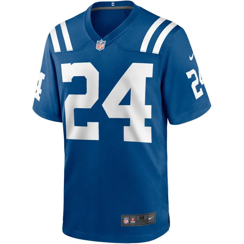 Men's Indianapolis Colts Lenny Moore Royal Game Retired Player Jersey