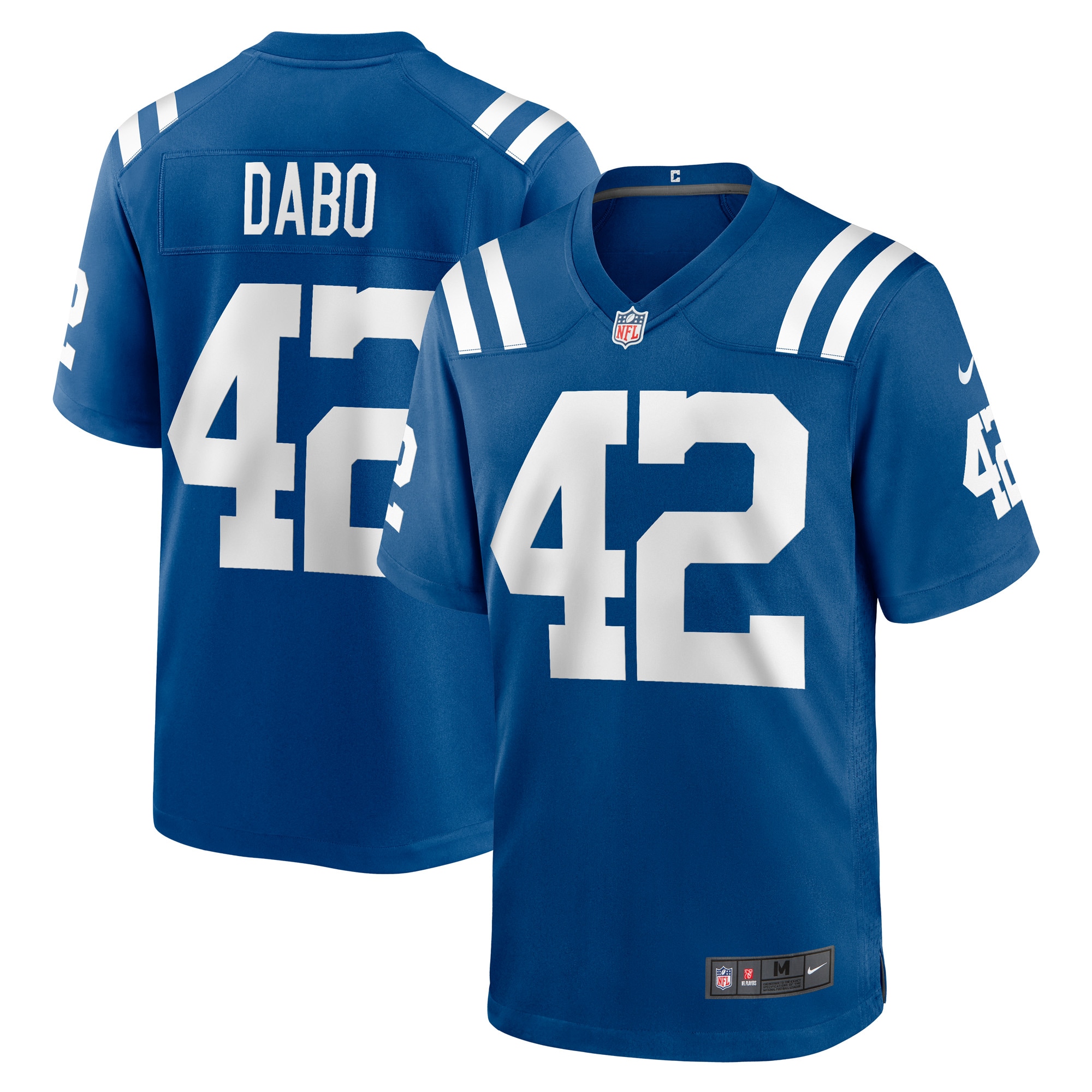 Men's Indianapolis Colts Marcel Dabo Royal Game Player Jersey