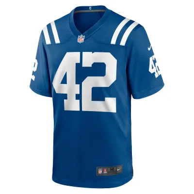 Men's Indianapolis Colts Marcel Dabo Royal Game Player Jersey 02