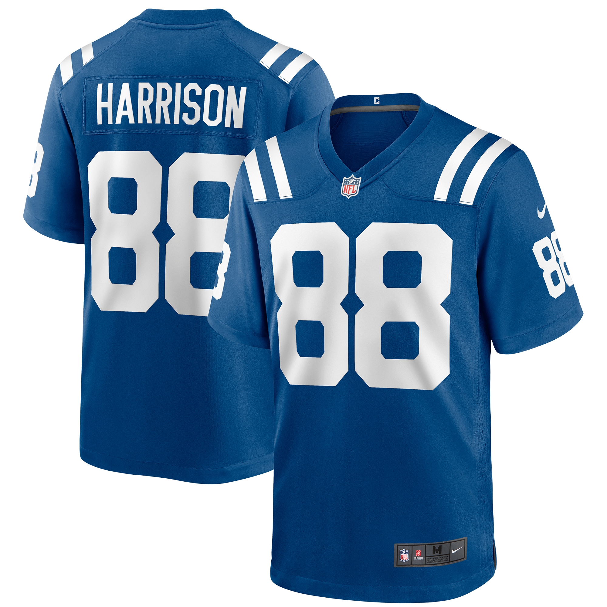Men's Indianapolis Colts Marvin Harrison Royal Game Retired Player Jersey