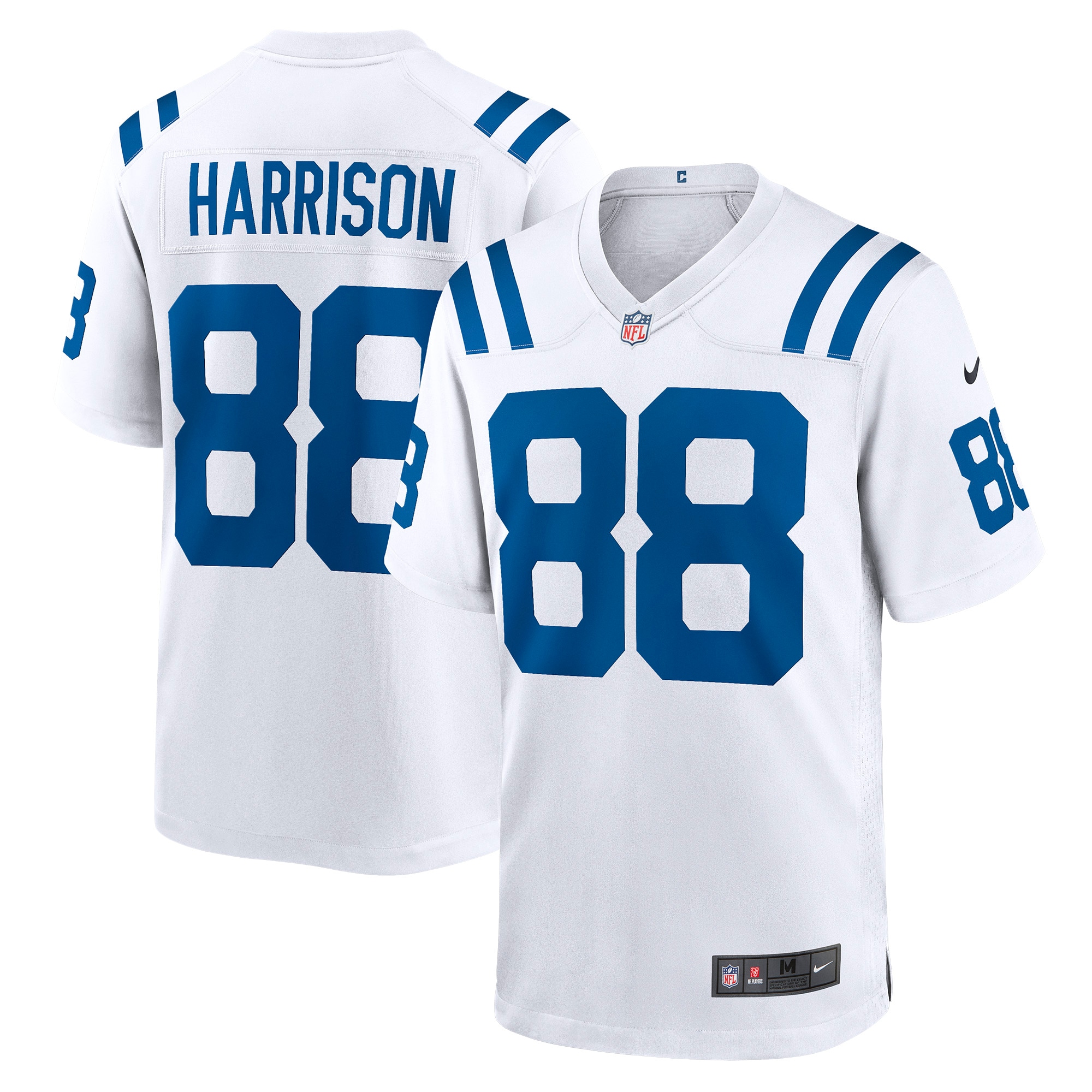 Men's Indianapolis Colts Marvin Harrison White Retired Player Game Jersey