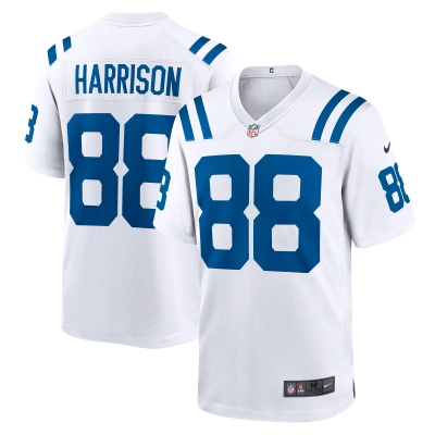 Men's Indianapolis Colts Marvin Harrison White Retired Player Game Jersey 01