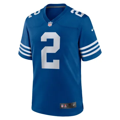 Men's Indianapolis Colts Matt Ryan Royal Alternate Game Jersey 02
