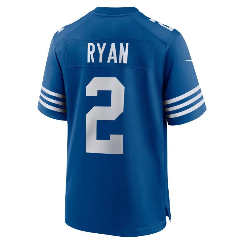Men's Indianapolis Colts Matt Ryan Royal Alternate Game Jersey