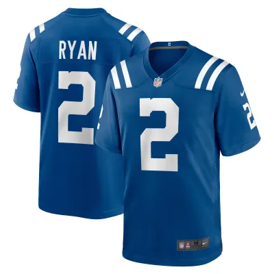Men's Indianapolis Colts Matt Ryan Royal Game Jersey 01