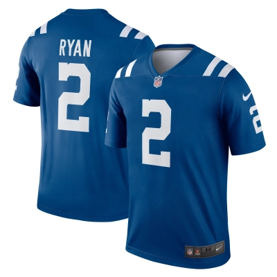 Men's Indianapolis Colts Matt Ryan Royal Legend Jersey 01